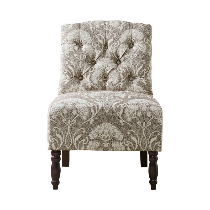 Alyssa Tufted Armless Chair - Taupe, 4 of 8