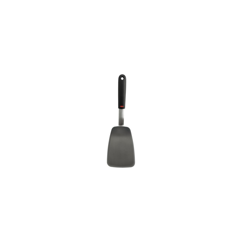 Photos - Other Accessories Oxo Large Silicone Flexible Turner: Black Cooking Spatula, Dishwasher-Safe, Stainless Steel Handle, 13.3" Length 