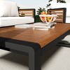 YOOCOZZ Large 4-Piece Conversation Set for 5 with Removable Cushions - 2 of 4