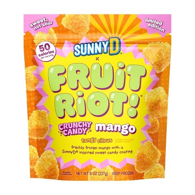Fruit Riot Crunchy Candy Mango - 8oz