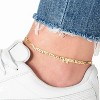 18K Gold Plated Flat Marina Elephant Anklet For Women - Made In Brazil - 2 of 4
