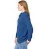 Woman Within Plus Size Waffle Polo Sweater - 4 of 4