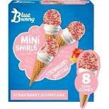 Blue Bunny Frozen Strawberry Shortcake Mini Swirls - 18.4oz/8ct