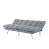 Sapphtopaz Futon Couch Sofa - Convertible Sofa Bed with Comfortable Upholstery, Space-Saving Furniture for Living Room, Bedroom & Small Spaces - 4 of 4