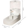 Elevon Automatic Dog & Cat Gravity Food and Water Dispenser Set 3.8L - 3 of 4