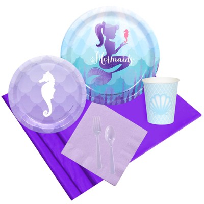 Birthday Express Mermaids Under the Sea Party Pack - Serves 8 Guests