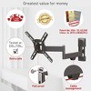 Barkan 13" - 43" Full Motion TV Wall Mount - Extension, Swivel & Tilt - 3 of 4