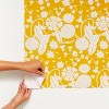 Idris Flower Wallpaper Pharaoh Gold - Opalhouse™ designed with Jungalow™: Removable Vinyl, Self-Adhesive, Botanical Pattern - 4 of 4