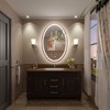 Apmir Super Bright 192 LEDs/m Lighted Anti-Fog Oval Wall Mirror in Tempered Glass, 3-Year Warranty - 2 of 4