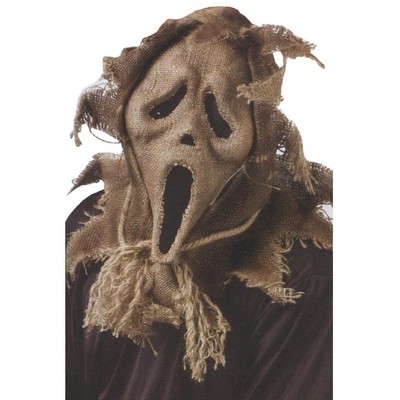 Fun World Ghost Face Scarecrow Mask – Adult Halloween Costume Accessory – Officially Licensed, One Size Fits Most