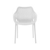 Meridian Furniture,Mykonos Outdoor Patio Dining Chair, Set of 4 - 4 of 4