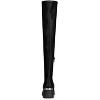 Allegra K Women's Platform Wedge Heels Over the Knee Thigh High Boots - 4 of 4