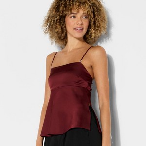 Women's Satin Camisole - Wild Fable™ - 1 of 3