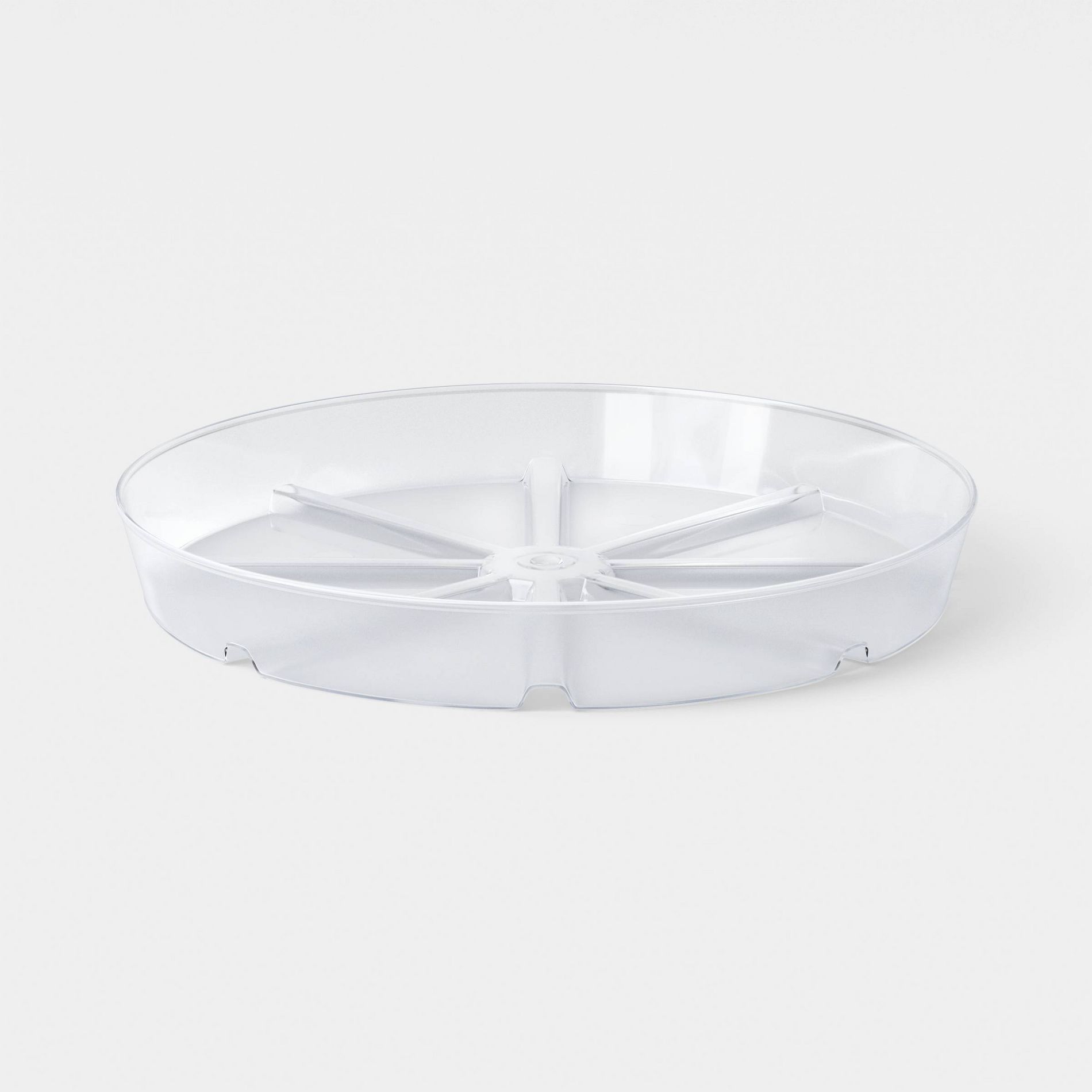 12" Clear Round Plastic Planter Saucer - Threshold™