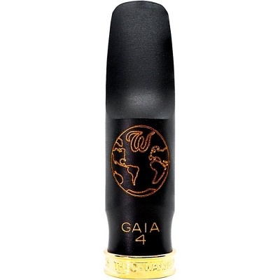 Theo Wanne GAIA 4 Alto Saxophone Hard Rubber Mouthpiece Level 2 7, Black 194744645310