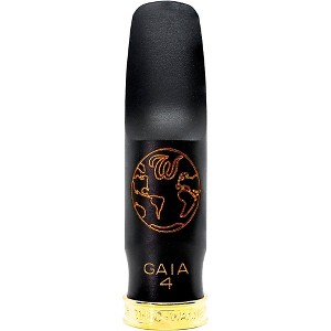 Theo Wanne GAIA 4 Alto Saxophone Hard Rubber Mouthpiece Level 2 7, Black 194744645310 - 1 of 3