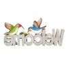 Transpac 10.25 in Multicolor Spring Hummingbird Welcome Decor Polyresin Decorative Letters and Words - 3 of 4