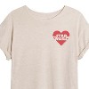 Women's - Star Wars - Valentine Heart Logo Oversized Graphic T-Shirt - 2 of 4