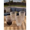 Diamond Cut Acrylic Glasses Drinking Set of 4 (12oz), Plastic Drinking Glasses, BPA Free Cocktail Glasses, Drinkware Set, Drinking Water Glasses - 2 of 4