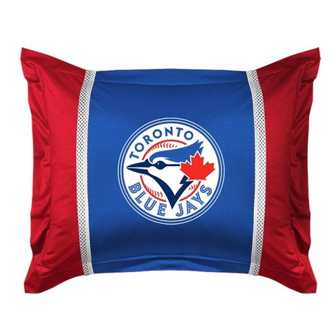 Mlb Pillow Sham Baseball Team Logo Bedding Pillow Cover Toronto Blue Jays Target