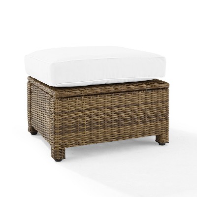 Bradenton Outdoor Wicker Ottoman - Crosley
