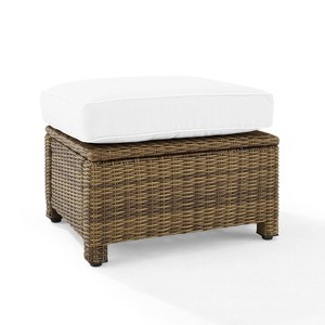 Bradenton Outdoor Wicker Ottoman - Crosley
 - 1 of 4