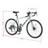 VisioGear Bicycles, 27.5 Inch Road Bike for Women and Men, 7 Speed Road Bike, Green, 68.8"*26.37"*39.37" - 2 of 4