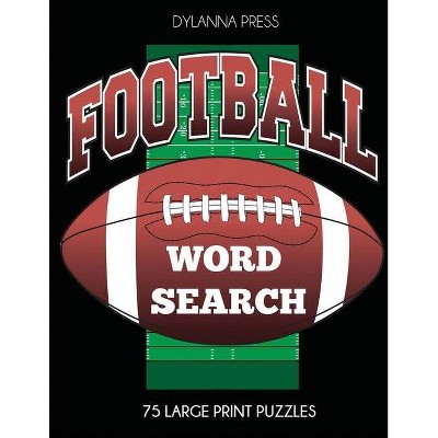 Football Word Search - Large Print (Paperback)