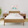Max & Lily Full Size Bed Frame with Headboard, Solid Wood Platform Bed for Kids - 2 of 4