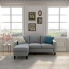 VASIP for families, apartments, dorms, bonus rooms, compact Spaces with lounge lounges, 3 seater, L-shaped design for the chaise - 2 of 4