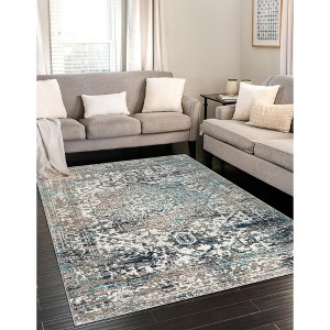 Unique Loom    Richmond Medallion Area Rug - 1 of 4