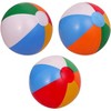 Garvee Inflatable Beach Balls for Kids Pool Toys, Rainbow Color Summer Water Toy Indoor Outdoor Fun Play Game Activities - 2 of 4