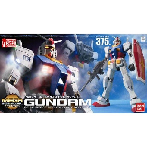 Bandai Hobby Mobile Suit Gundam Rx 78 2 Mega Size 1 48 Scale Model Kit Target