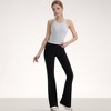 Anna-Kaci Active Women's Ribbed Black High Neck Crop Tank Top for Active and Casual Wear - 4 of 4