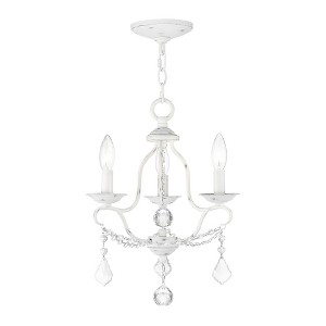 Livex Lighting Chesterfield 3 - Light Chandelier in  Antique White - 1 of 1