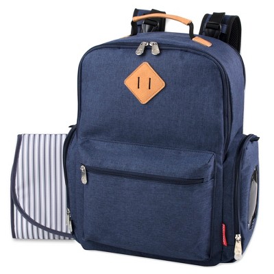 navy diaper bag backpack