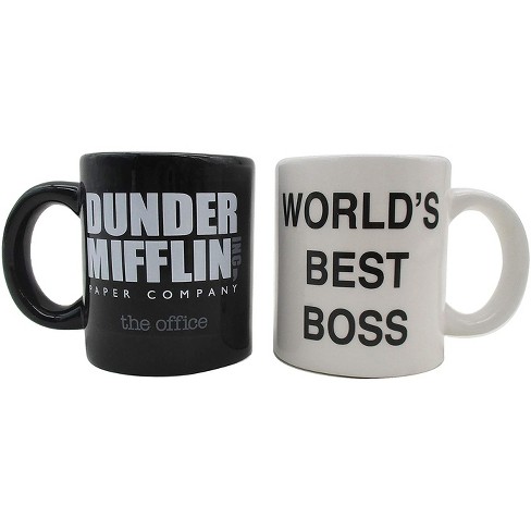 The Office World's Best Boss 11 oz Gold Metallic Mug