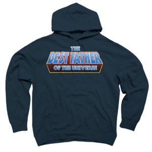 Adult Design By Humans The Best Father of the Universe By Melonseta Pullover Hoodie - 1 of 2