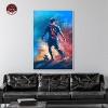 Notoriart Bold and Colorful Soccer Player Soccer Wall Art Framed - 2 of 4
