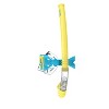 Speedo Kids' Classic Surf Gazer Mask Snorkel Set - Yellow/Blue - 3 of 4