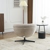 NicBex Swivel Chair Accent Chair with Removable Cushion Comfy Chair Living Room Chair for Reading Room, Bedroom, Office - 2 of 4