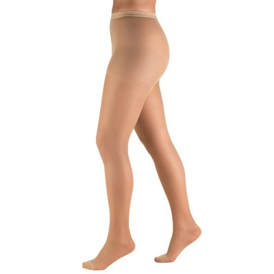 Truform 15-20 mmHg Compression Pantyhose, Sheer 20 Denier Women's Shaping Tights
