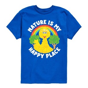 Boys' - Sesame Street - Nature Is My Happy Place Short Sleeve Graphic T-Shirt - 1 of 4