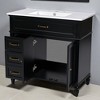 36-Inch Bathroom Vanity with Sink, Freestanding Cabinet with Drawers & Doors, Ceramic Basin, 8-Inch Faucet Mount - 4 of 4