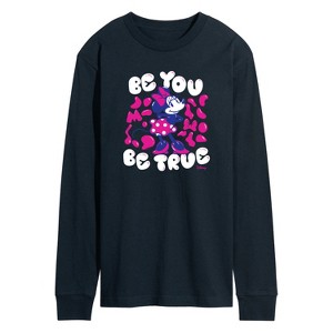 Men's - Disney - Be You Be True Minnie Mouse Long Sleeve Graphic T-Shirt - 1 of 4