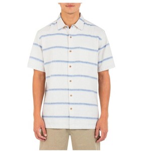 Hurley Mens Striped Button Up Shirt - 1 of 1