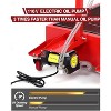 20 Gallon Electric Oil Drain Pan, Low Profile Oil Change Pan with 110V Pump & 8 Ft Hose, Rolling & T Folding Handle Oil Catch Pan for Truck Cars - 2 of 4