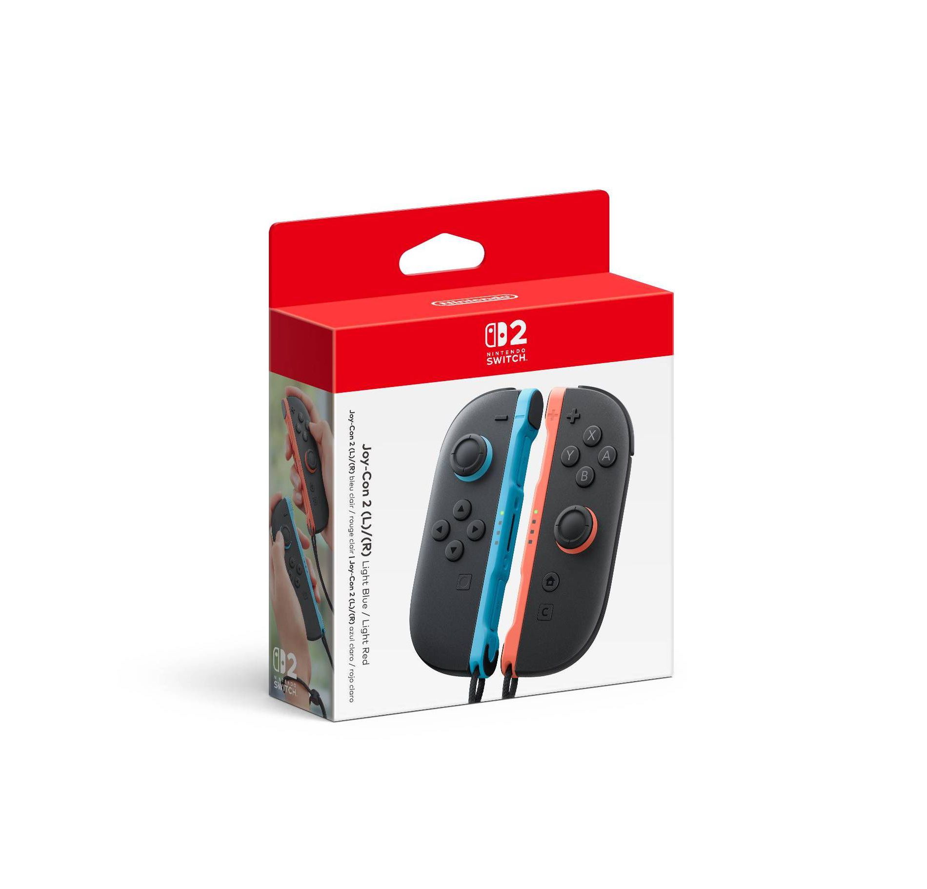 Nintendo Switch 2 Joy-Con 2 L/R - Light Blue/Light Red
