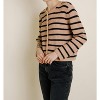 Women's Jerilyn Striped Corded Cardigan - Aureum - 2 of 4