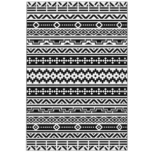 Reversible Outdoor Rug with Carry Bag, Waterproof Plastic Straw Mat for Patio, RV Camping, or Beach - 1 of 4